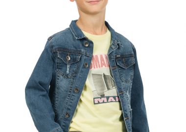 Τζην μπουφάν με καταστροφές για αγόρι | ΜΠΛΕ ΤΖΗΝ - Energiers - 